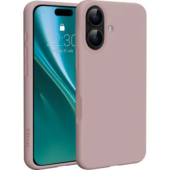 Pouzdro na mobilní telefon Etteri silikonové pouzdro Mag pro iPhone 17 světle růžové