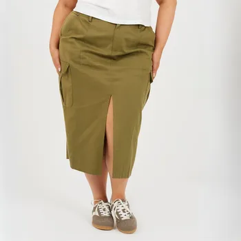 Dámská sukně Brave Soul Khaki 7280749 24 (5XL)