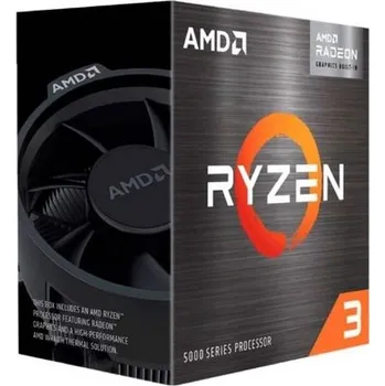 Procesor AMD cpu Ryzen 3 5300G AM4 Box (použitý) (s chladičem, 4.0GHz / 4.2GHz, 8MB cache, 65W, 4x jádro, 8x vlákno), s grafikou, Zen3 Cezanne 7nm CPU, 100-100000253BOX_RMA