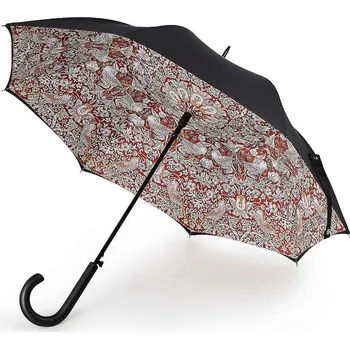 Deštník W. Morris holový deštník Bloomsbury 2 STRAWBERRY THIEF INDIAN RED L856