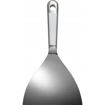 Kuchyňská stěrka ŠPACHTLE STĚRKA KUCHYŇSKÁ ŠPACHTLE NA PIZZU NA TĚSTO OHEBNÁ 12,5 cm INOX