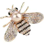 Gaira Brož Včela s perlou 30045, Barva zlatá