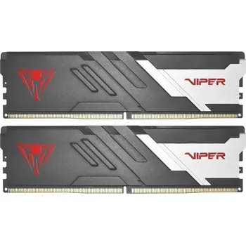 Patriot Viper Venom 48GB DDR5 6400MT/s Operační paměť, DDR5, 48GB (2× 24GB kit), 6400MT/s, CL32, 1,4V, s chladičem, černo-šedá PVV548G640C32K
