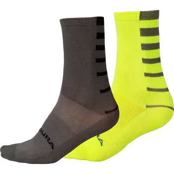 Pánské ponožky Ponožky Endura Black Yellow 7645285 5-8.5