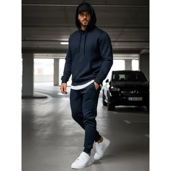 Pánská móda Tmavě modré tepláky UX2707 Velikost: 2XL