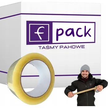 Lepicí páska Balicí páska Felan transparentní, šířka 48 mm, délka 100 m, 36 ks