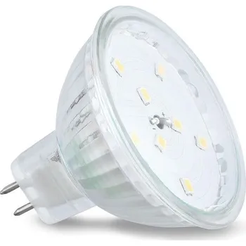Stojací lampa SEBSON 10x LED žárovka GU5.3 / MR16 teplá bílá 3,5W, nahrazuje 30W žárovku, 280 lumenů, 12V DC,
