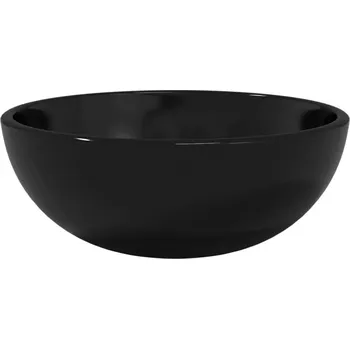 Umyvadlo na desku z tvrzeného skla, černé, 30 x 12 cm