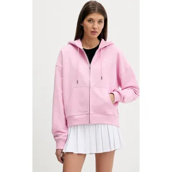 Dámské oblečení Bavlněná mikina Guess Jeans W6RQ32.K68I4 růžová 30X, vel. M