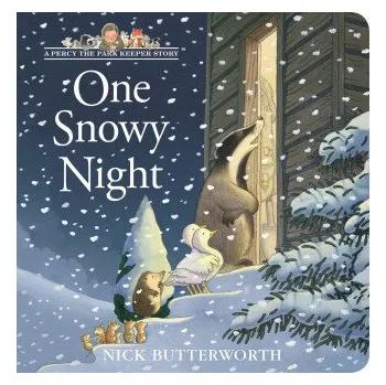 Pohádka One Snowy Night (Nick Butterworth)(Leporelo)