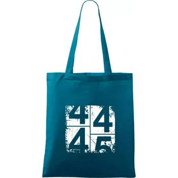 Tachometr 45 - Taška bavlněná - 42 x 38 cm ( Petrolejová )