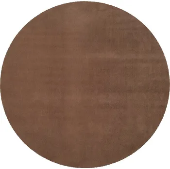 Koberec Kusový koberec Joy 1400 mocca kruh, Varianta 160x160 (průměr) kruh