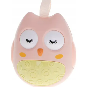 Hračka pro nejmenší Panáček vstaváček Ikonka KX5985_1 růžová sova