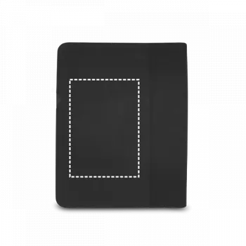 Aktovka na dokumenty AUSTER. Složka A4 z materiálu 600D s linkované stránky Transfer (max. 4 barvy, 140 x 200mm) 2 barvy 80 Zadní