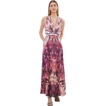 Dámské šaty Plisované maxi koktejlové šaty Karen Millen velikost 40