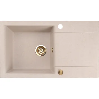 Granitový dřez Jednokomorový dřez Brenor Estein 86 granit béžový