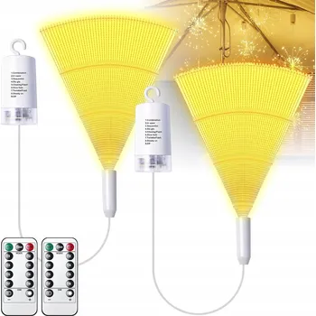 Venkovní osvětlení ZAHRADNÍ SVĚTLA PAMPELIŠKY LED DEKORACE 8 REŽIMŮ 10 ÚROVNÍ JASU S ČASOVAČEM