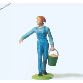 Modelová železnice Postavičky Farmářova žena G - Preiser 47102 (Zahradní železnice)