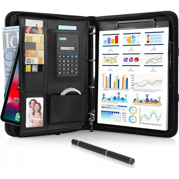 Aktovka na dokumenty MULTI ORGANIZÉR A4 Aktovka s kapsou na tablet a s kalkulačkou
