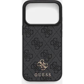 Telefonní příslušenství Obal na telefon Guess iPhone 17 Pro GUHMP17LP4SM4MK černá 99X, vel. ONE SIZE