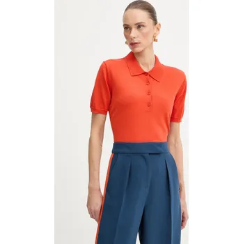 Pánské tričko Polo tričko Patrizia Pepe 8K0408.K027 oranžová 22X, vel. 34