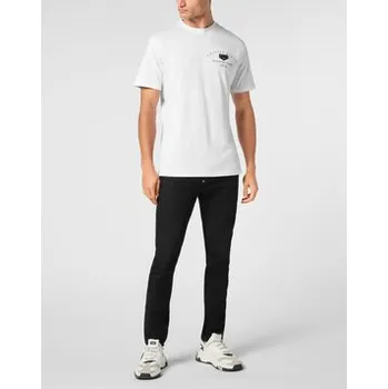 Pánské tričko PHILIPP PLEIN T-Shirt 23463 Bílá Regular Fit M