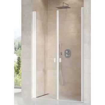 Ravak Chrome Sprchové dveře 90 Transparent bílá matná 0QV7CE0LZ1 CSDL2-90