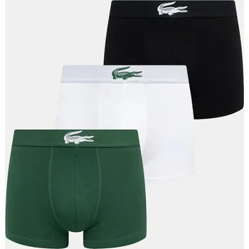 Pánské spodní prádlo Boxerky Lacoste 3-pack 5H5441 zelená 77D, vel. L