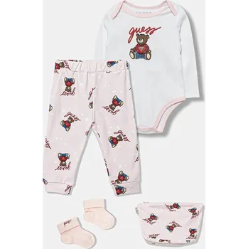 Kojenecká souprava Kojenecká sada Guess H6RW03.KA6W4.PPY2.G růžová 30X, vel. 68-76