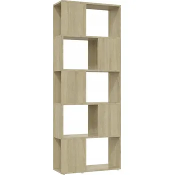 Knihovna Regál dub sonoma 60 x 24 x 155 cm z dřevotřísky