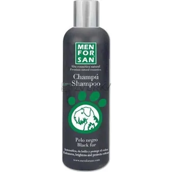 Kosmetika pro psa Šampon pro psy Menforsan - PRO ČERNOU SRST, ZVÝRAZŇUJÍCÍ BARVU - 300ml