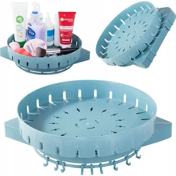 OTOČNÁ ROHOVÁ POLICE DO KOUPELNY ORGANIZÉR DO KUCHYNĚ