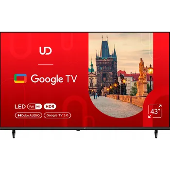 Televizor UD 43GFC5210S LED Full HD 43" Chytrá Google TV s WiFi, DVBT-T2 HEVC a Dolby