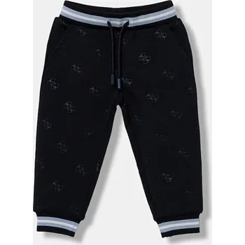 Chlapecké kalhoty Dětské tepláky Guess N6RB04.KAZQ2.PPY2 námořnická modř 59X, vel. 118-122