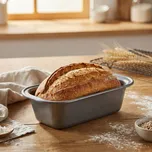 DE BUYER Non Stick 26 x 10 cm šedá - nerezová forma na biskupský chlebíček