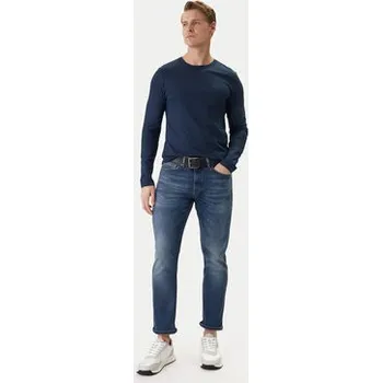 BOSS S dlouhým rukávem Tacks 50512111 Tmavomodrá Regular Fit 3XL