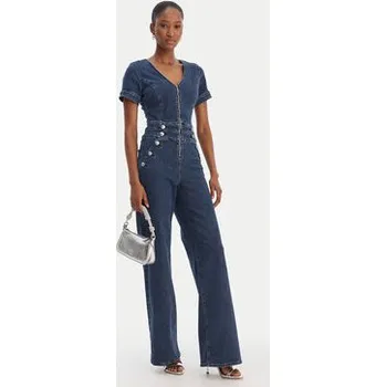 Dámský overall Guess Overal W6RD94 D0911 Tmavomodrá Wide Leg L