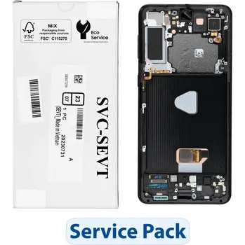 Servisní balení LCD displej SAMSUNG S21 Plus G996B GH82-27268A černý