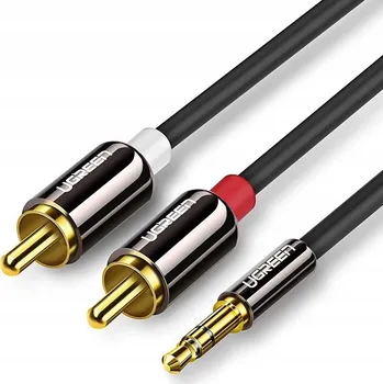 Audio kabel Kabel Ugreen 10583 minijack (3,5 mm) – 2x RCA (cinch) 1,5 m