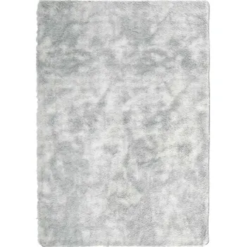 Koberec Koberec shaggy NAVARRA stříbrnošedý 240 x 340 cm, 100% polyester
