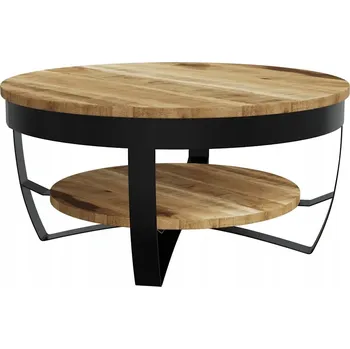 Konferenční stolek Industriální konferenční stolek z mangového dřeva, hnědý, 65 x 32 cm