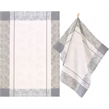 Utěrka Kuchyňská utěrka ZWOLTEX JEŘABINA , bavlna, šedá, 200 g, 50x70 cm