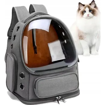 Obraz PŘEPRAVKA PRO MALÁ ZVÍŘATA BATOH PRŮHLEDNÝ 42 cm×34 cm×27 cm