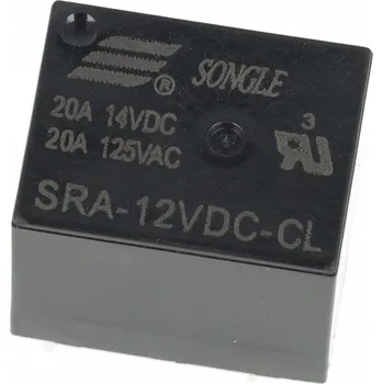 Relé Elektromagnetické relé 12V 10A SRA-12VDC-CL