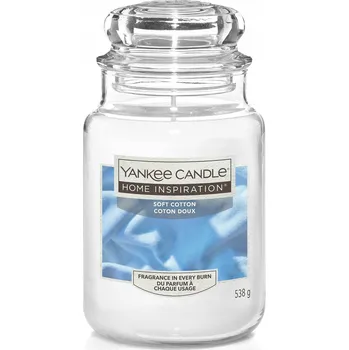 Svíčka Parafínová vonná svíčka Soft Cotton Yankee Candle 1 ks
