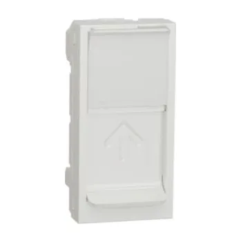 vypínač SCHNEIDER ELECTRIC Deska Unica RJ45 S-ONE cent. 1m bílá NU941018