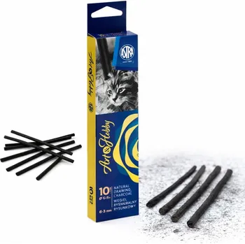 Art&Hobby ARTEA Přírodní uhlík/uhel 3-6mm, sada 10ks, 323115004