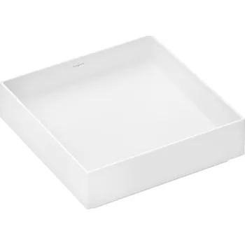 Umyvadlo Hansgrohe Xuniva Evo E umyvadlo 40x40 cm čtvercový na pult bílá 60324700