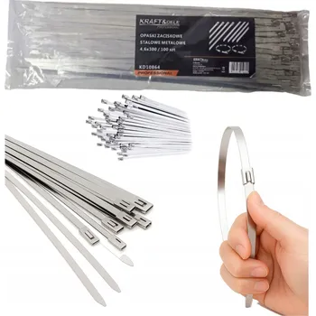 Vrták OCELOVÉ/KOVové STAHovací PÁSKY 100 ks