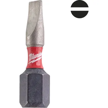 Dílna MILWAUKEE Šroubovací bity ShW SL1,2x6,5 Shockwave™, 25mm, 3ks